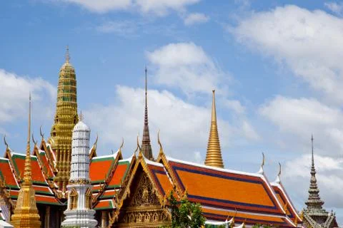 Wat phra kaew. Stock Photos