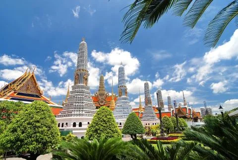 Wat phra kaew. Stock Photos
