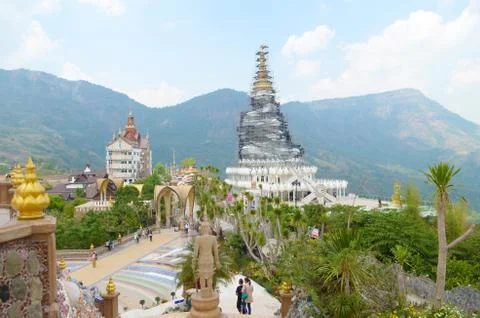 Wat Phra That Pha Son Kaew temple Stock Photos