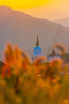 Wat Phra That Pha Son Kaew Temple Khao Kho, Phetchabun province, Thailand. Stock-Fotos