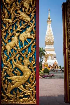 Wat phra that phanom Stock Photos