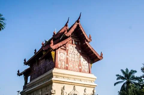 Wat Phra Singh in Chiang Mai, Thailand  Stock Photos