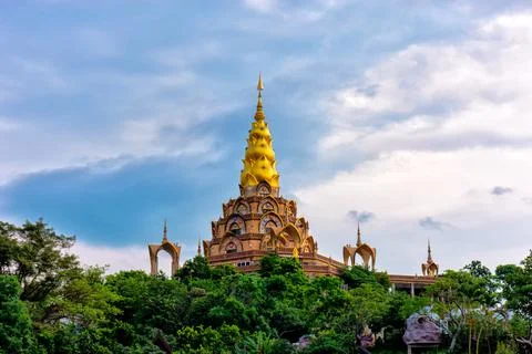 Wat Phra Thart Pha Son Kaew Located in Khao Kho, Phetchabun, Thailand Stock Photos