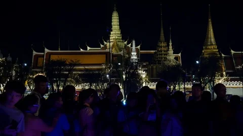 Wat Phrae Kaew/ Temple of Emerald Buddha/Grand Palace, Bangkok 動画素材 108832980