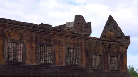 Wat Phu temple Stock Footage 83230043
