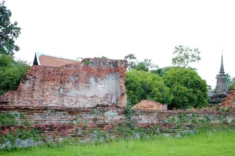Wat Phutthai Sawan 库存照片