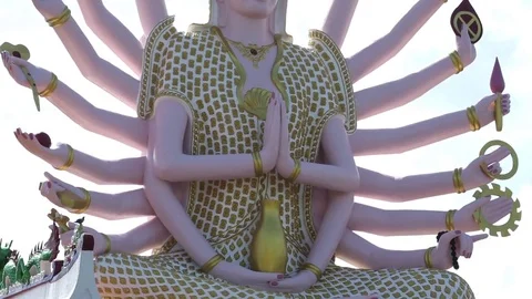 Wat Pli Laem Temple Samui Stock Footage 83801210