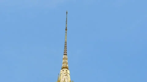 Wat pra kaew panning down video in Grand palace, Bangkok, Thailand. Stock Footage 53201531