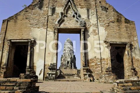 Wat ratburana, ayutthaya, thailand Stock Photos