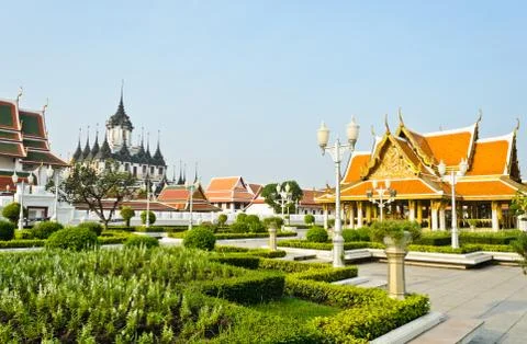 Wat ratchanaddaram, thailand Stock Photos