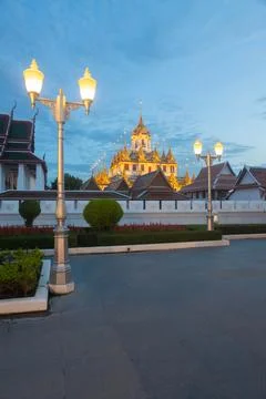 Wat Ratchanatdaram Temple . Stock Photos