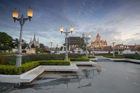 Wat Ratchanatdaram Temple . Foto stock