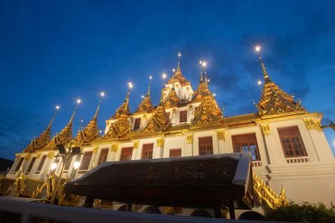 Wat Ratchanatdaram Temple Foto stock