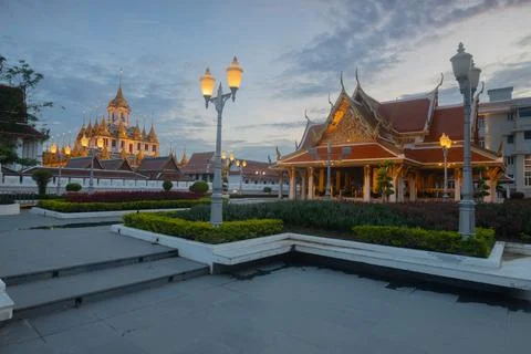 Wat Ratchanatdaram Temple . Stock Photos