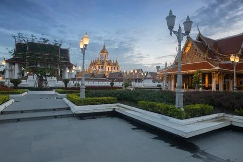 Wat Ratchanatdaram Temple . Stock Photos