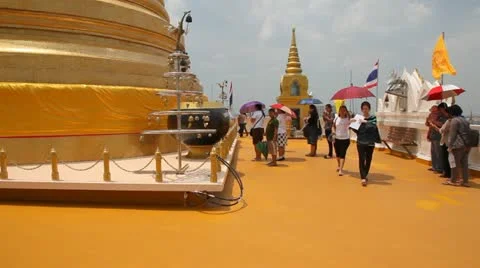 Wat saket temple 库存影片 11820565