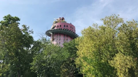 Wat Samphran, Dragon Temple Stock Footage 145578695