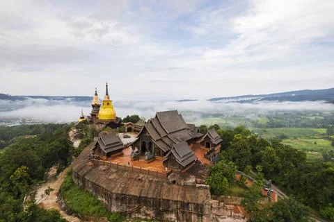 Wat Somdet Phu Ruea is a Buddhist temple temple in Phu Ruea. It is build from Stock Photos