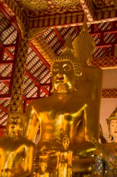 Wat Suan Dok Temple in Chiang Mai, Thailand Stock Photos