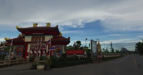 Wat Yan in Pattaya full version 動画素材 77205955