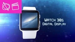 Watch 30s Digital Display - Apple Motion and Final Cut Pro X Template Stock After Effects