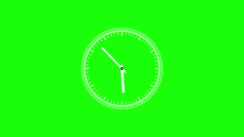 Watch animation on transparent green background. 스톡 동영상 336977882