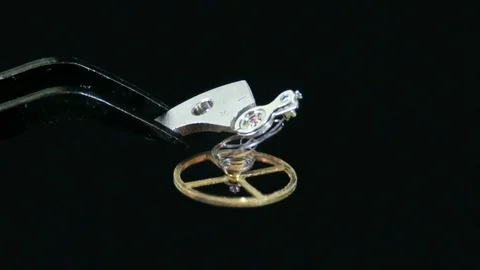 Watch Balance Wheel Stock-Footage 77562168