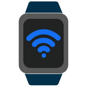 Watch bluetooth vector icon Stock Illustration