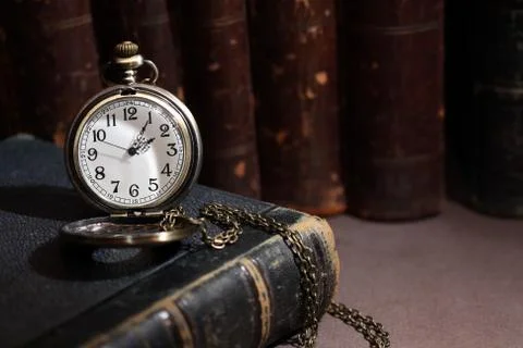 Watch On Book Stock Photos