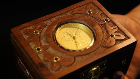 Watch In A Box Stock Footage 104771110