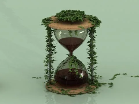 Watch came with vines Stock Illustration