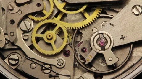 Watch Chronometer Mechanism 1 Stock Footage 58819063