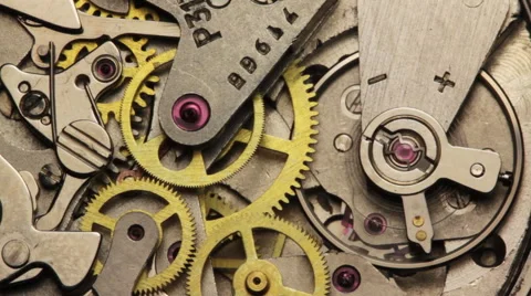 Watch Chronometer Mechanism 2 Stock-Footage 58819141