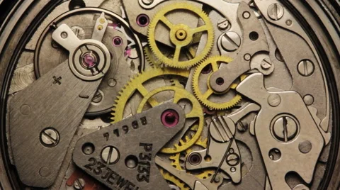 Watch Chronometer Mechanism 4 Stock Footage 58819100