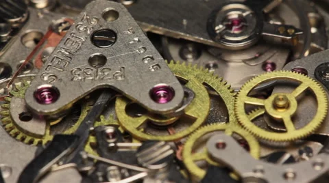 Watch Chronometer Mechanism 8 Stock-Footage 58819172