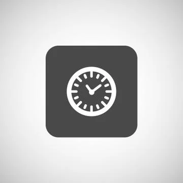Watch clock icon time vector timer illustration Stock Illustration