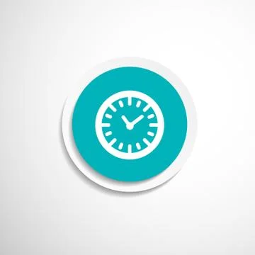 Watch clock icon time vector timer illustration イラスト素材