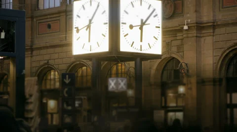 Watch clock. time lapse. timing. time passing Stock Footage 36213094