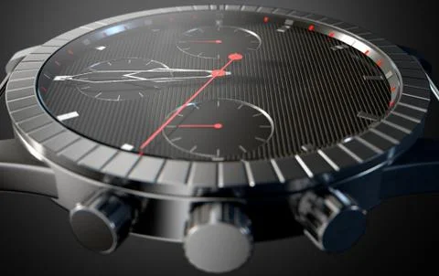 Watch Closeups Stock Illustration