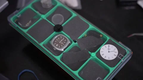 Watch Component Storage Stock Footage 311201782