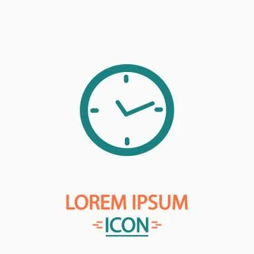 Watch computer symbol 스톡 일러스트