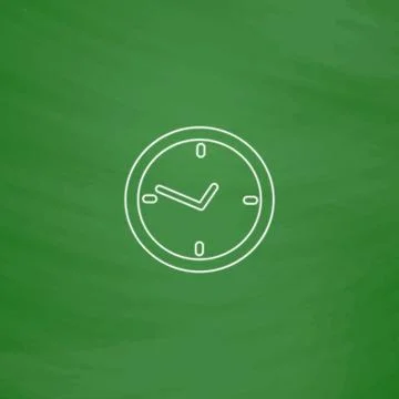 Watch computer symbol Stock Illustration