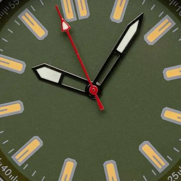 Watch dial macro hands Stock Photos