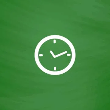Watch flat icon Stock Illustration