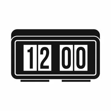 Watch icon, simple style Stock Illustration