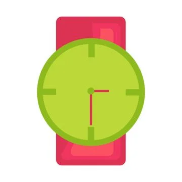 Watch icon symbolizing time management, schedule, productivity Stock Illustration