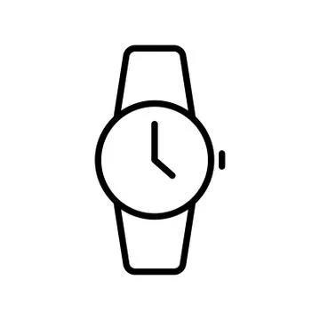 Watch icon vector design template Stock Illustration