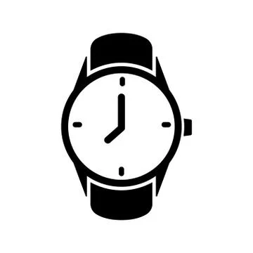 Watch icon vector design template Illustrazione stock