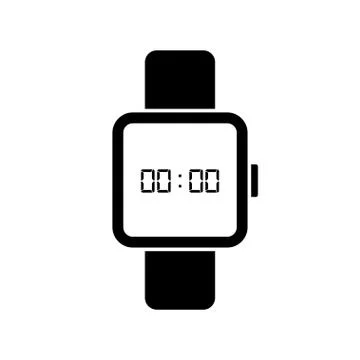 Watch icon vector design template Stock Illustration