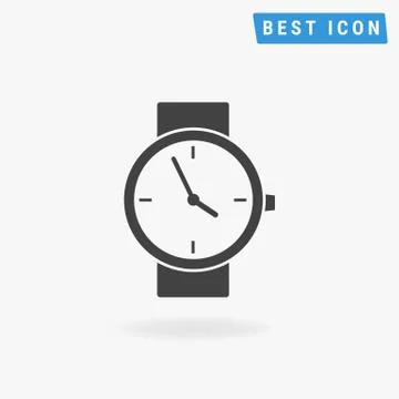 Watch icon, vector icon eps10. Stock Illustration